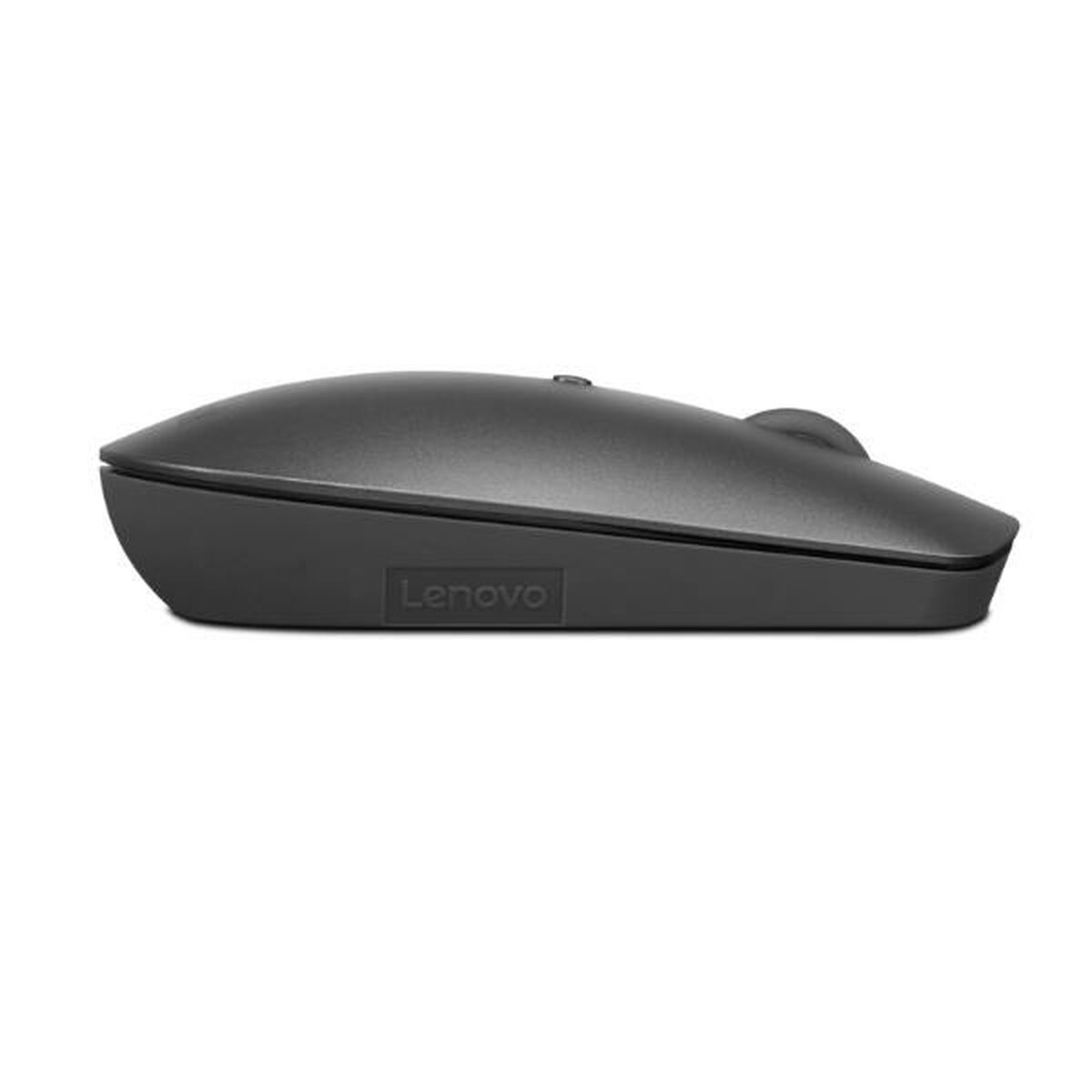 LENOVO ThinkBook Silent - Souris - droitiers et gauchers - bleu optique - 3 boutons - sans fil - Bluetooth 5.0 - gris de fer