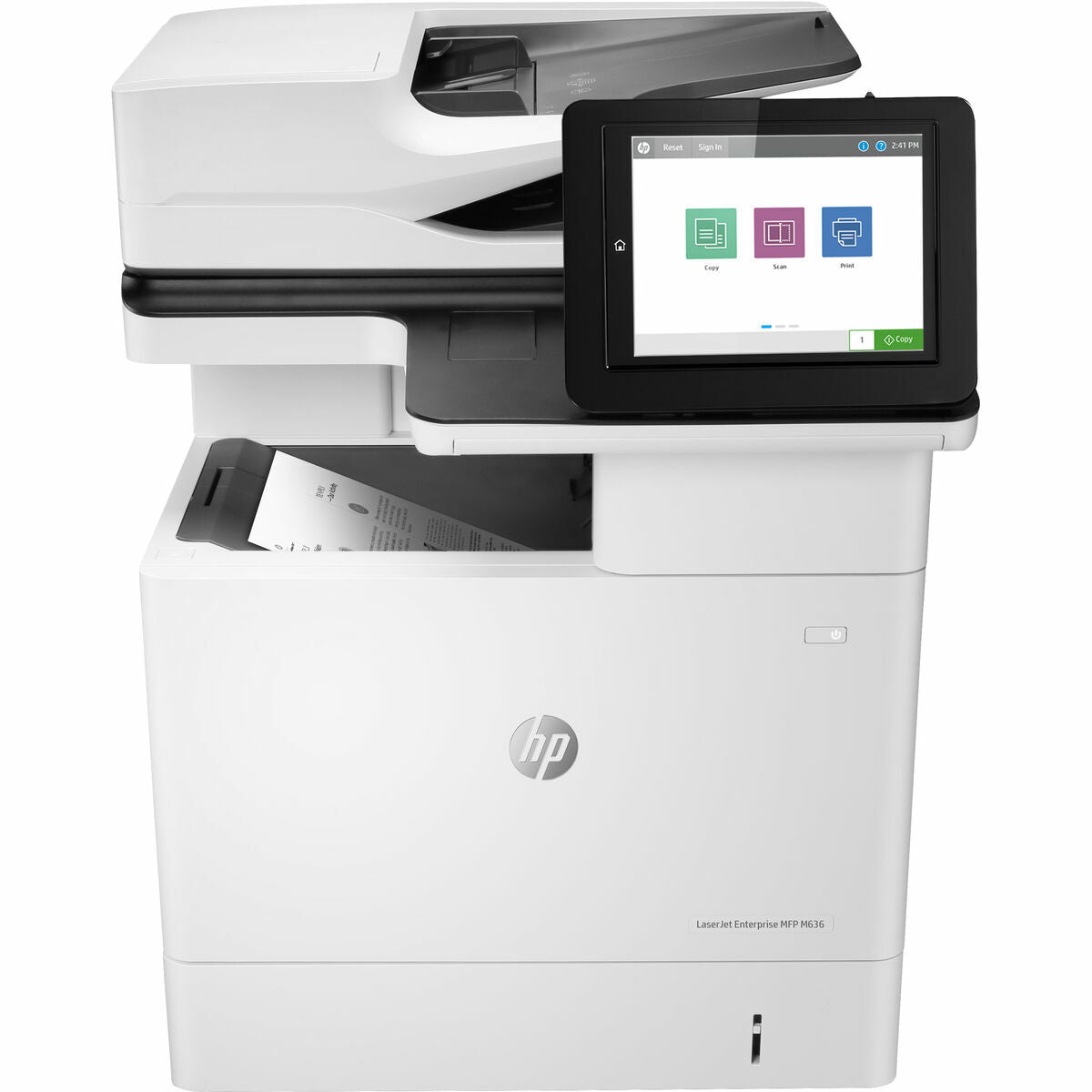 HP LaserJet Enterprise MFP M636fh MFP Mono laser 216x864mm A4 71ppm Copy 71ppm Print 650sheets USB LAN