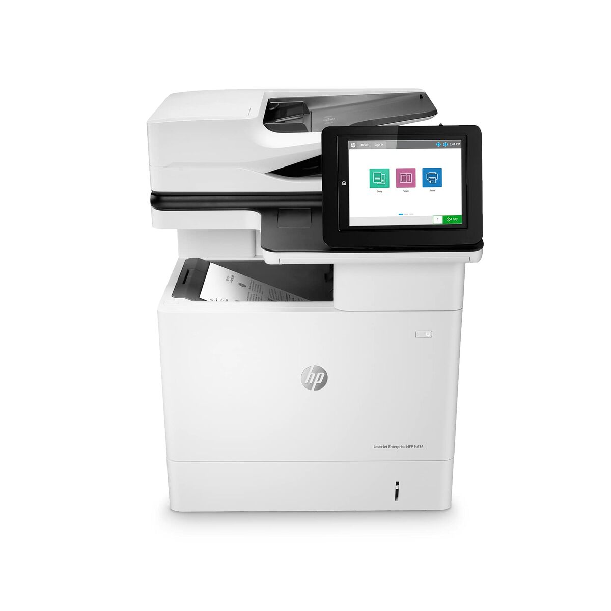 HP LaserJet Enterprise MFP M636fh MFP Mono laser 216x864mm A4 71ppm Copy 71ppm Print 650sheets USB LAN