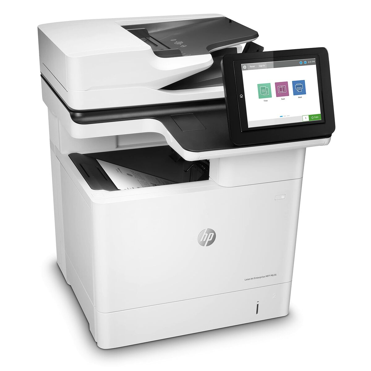 HP LaserJet Enterprise MFP M636fh MFP Mono laser 216x864mm A4 71ppm Copy 71ppm Print 650sheets USB LAN