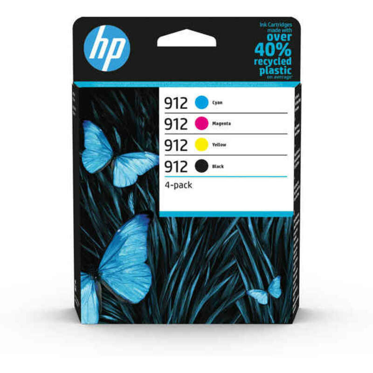 HP 912 CMYK Original Ink Cartridge 4-Pack