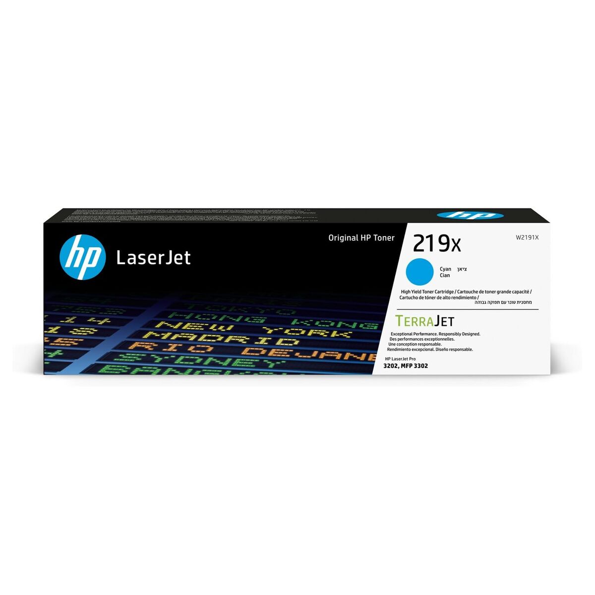 HP 219X High Yield Cyan Original LaserJet Toner Cartridge