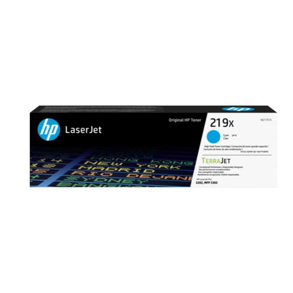 HP 219X High Yield Cyan Original LaserJet Toner Cartridge