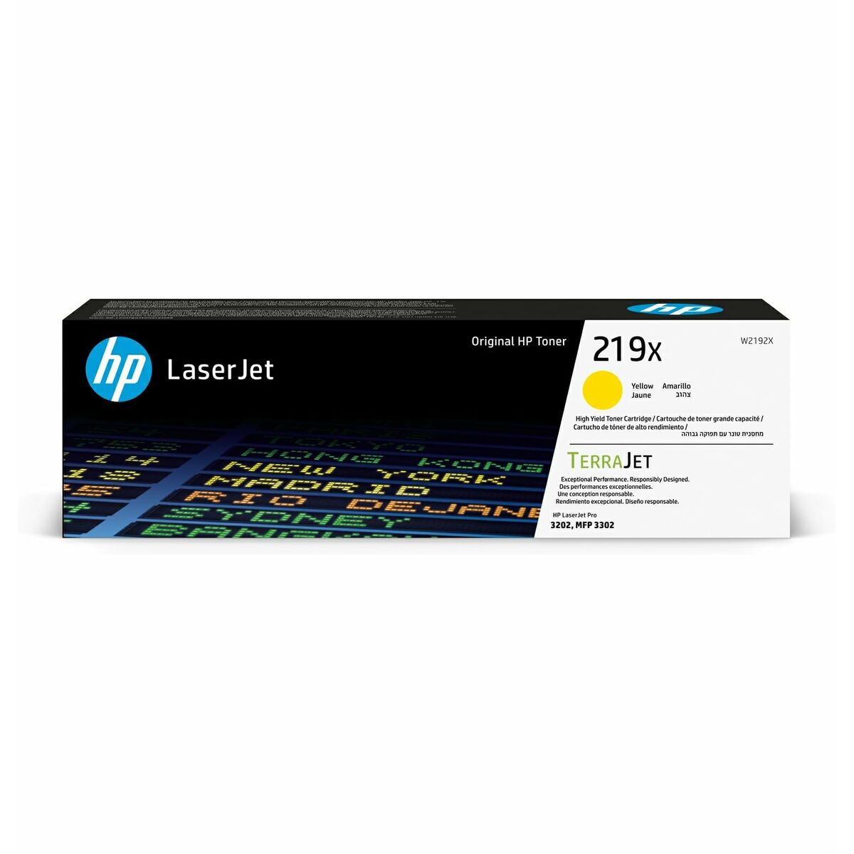 HP 219X High Yield Yellow Original LaserJet Toner Cartridge