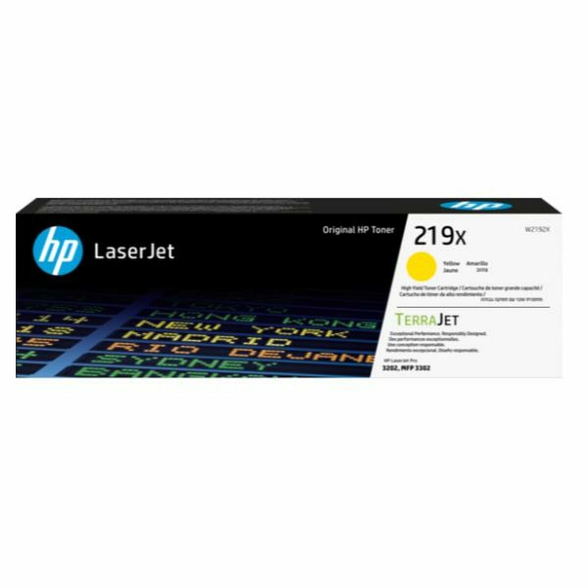HP 219X High Yield Yellow Original LaserJet Toner Cartridge
