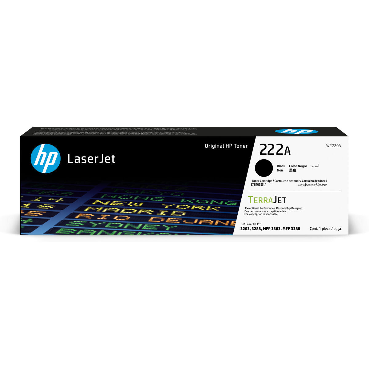 HP TONER 222A NOIR