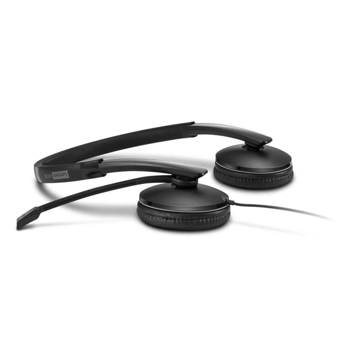 LENOVO - Gen 2 - Micro-casque - sur-oreille - filaire - USB-C - noir - certifié Zoom