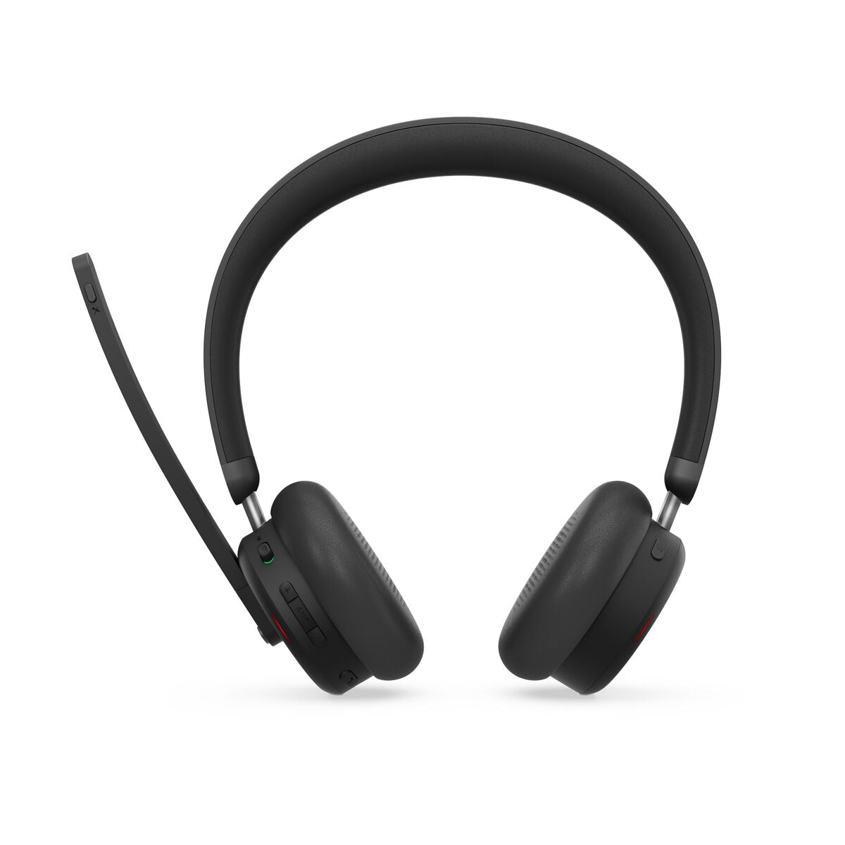 LENOVO 6550 Headset on-ear Bluetooth wireless active noise cancelling USB-C black Certified for Microsoft Teams