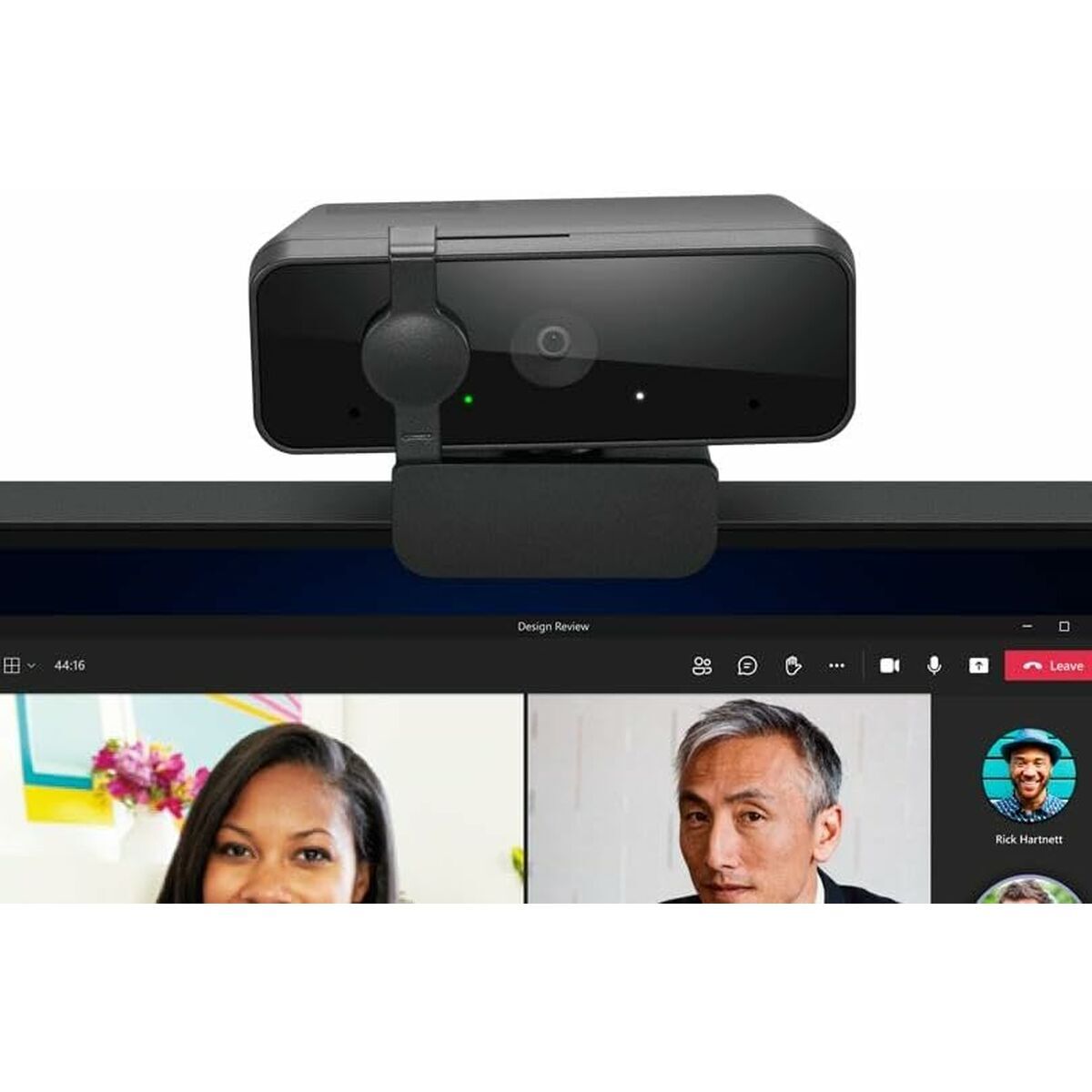LENOVO Essential Webcam colour 1920 x 1080 1080p audio USB 2.0 MJPEG YUY2 DC 5 V