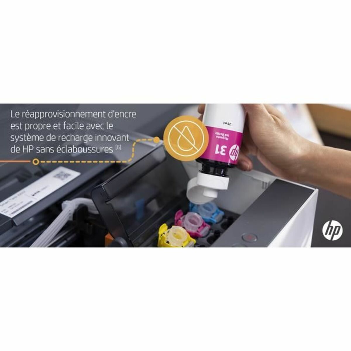 HP Smart Tank 7005 All-in-One MFP colour inkjet refillable A4 15ppm Print 250sheets USB Bluetooth imprimante Wi-Fi multifonction