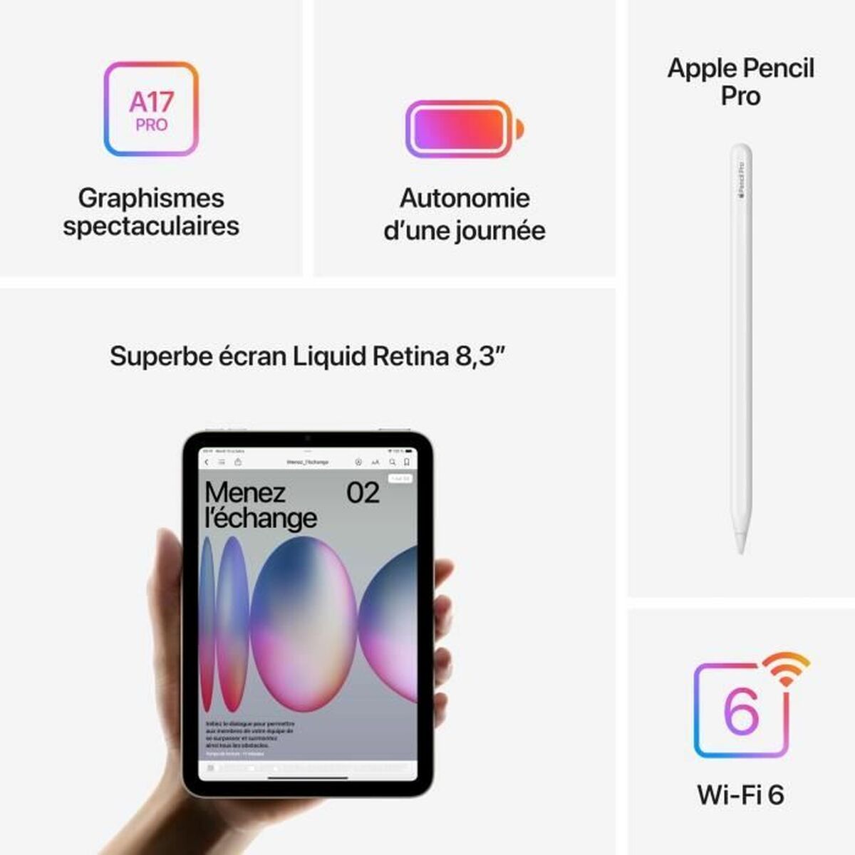 iPad Mini 2024 Wi-Fi 128GB Purple