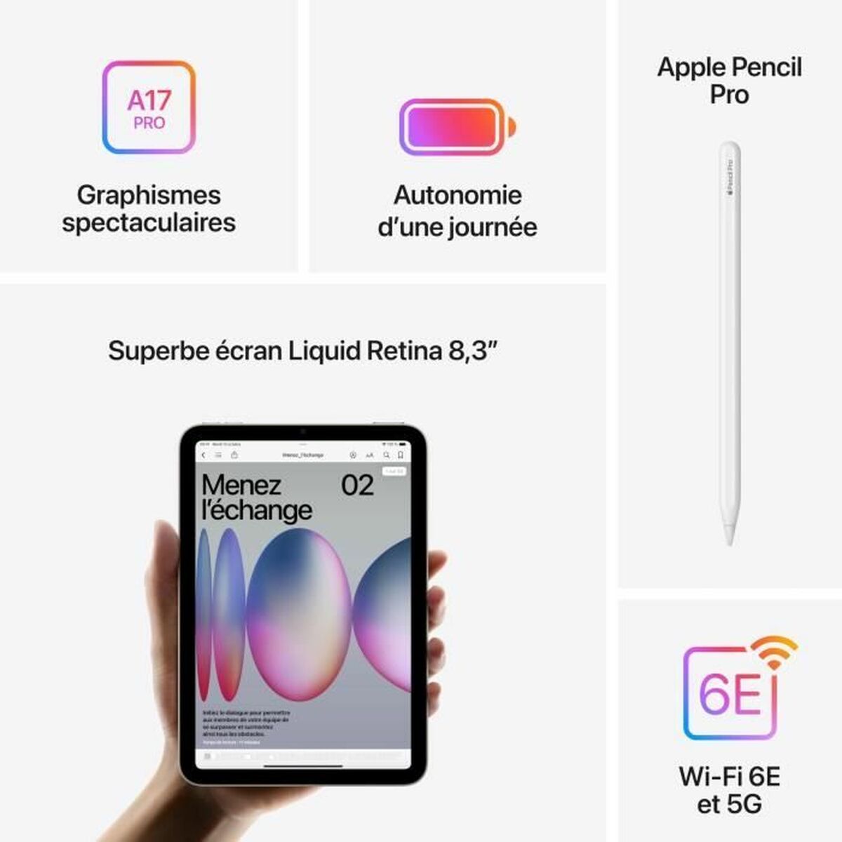iPad Mini 2024 Wi-Fi Cl 128GB Space Gray