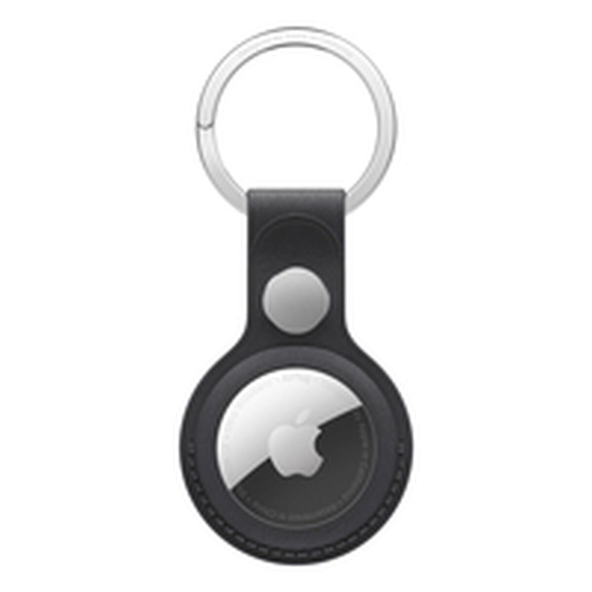 Airtag Finewoven Key Ring Black