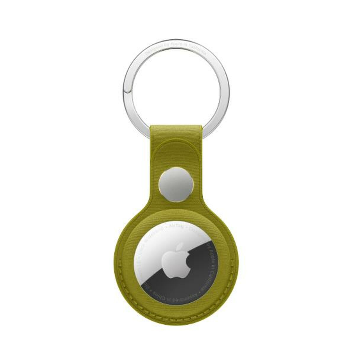 Airtag Finewoven Key Ring Chartreuse