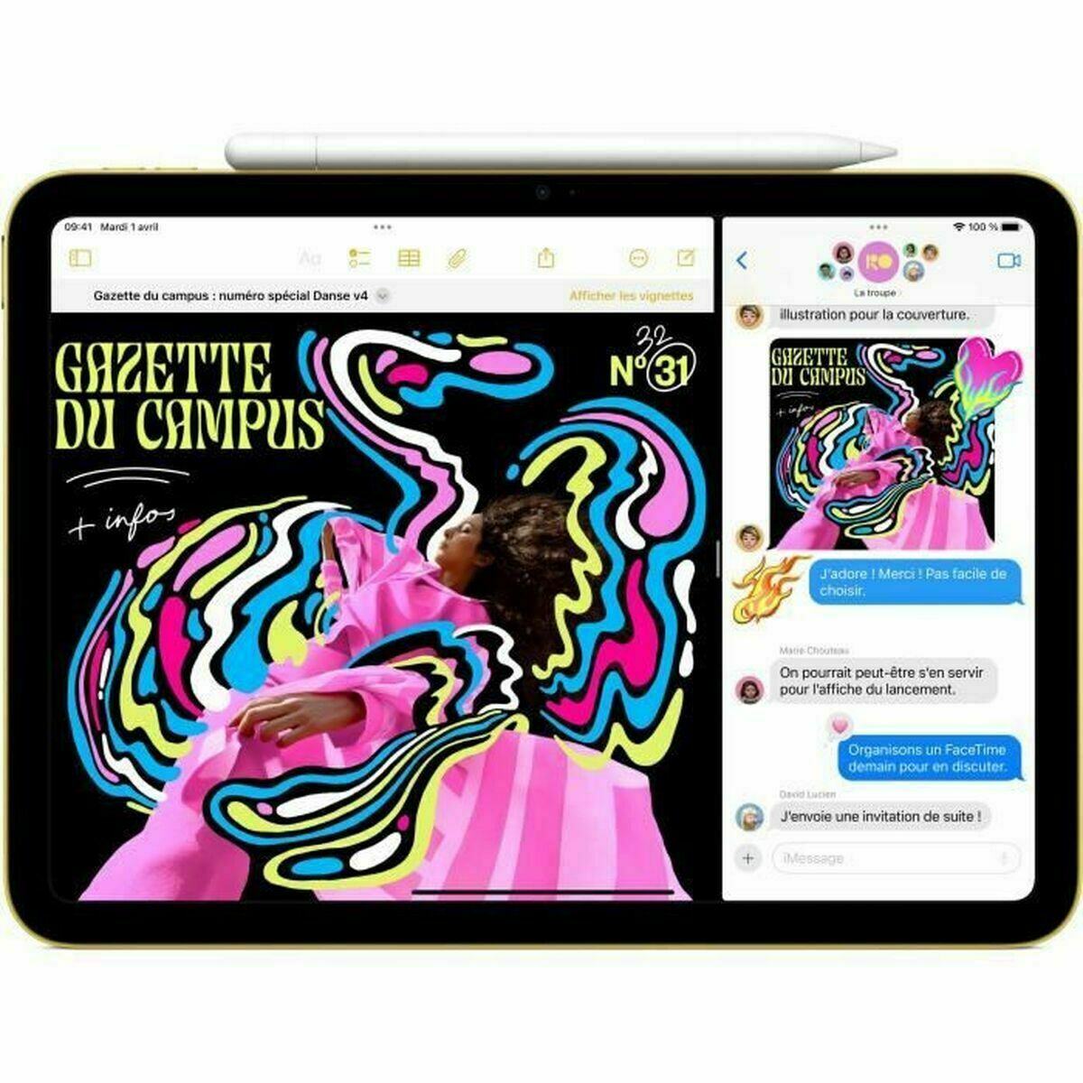 iPad WiFi 256GB Yellow