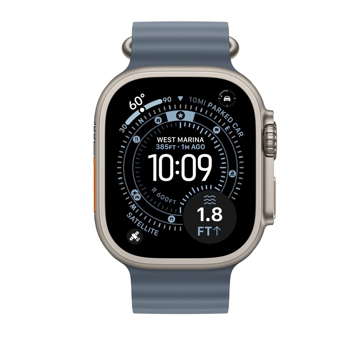 Apple Watch 49 Anchor Blue N Ti Ob