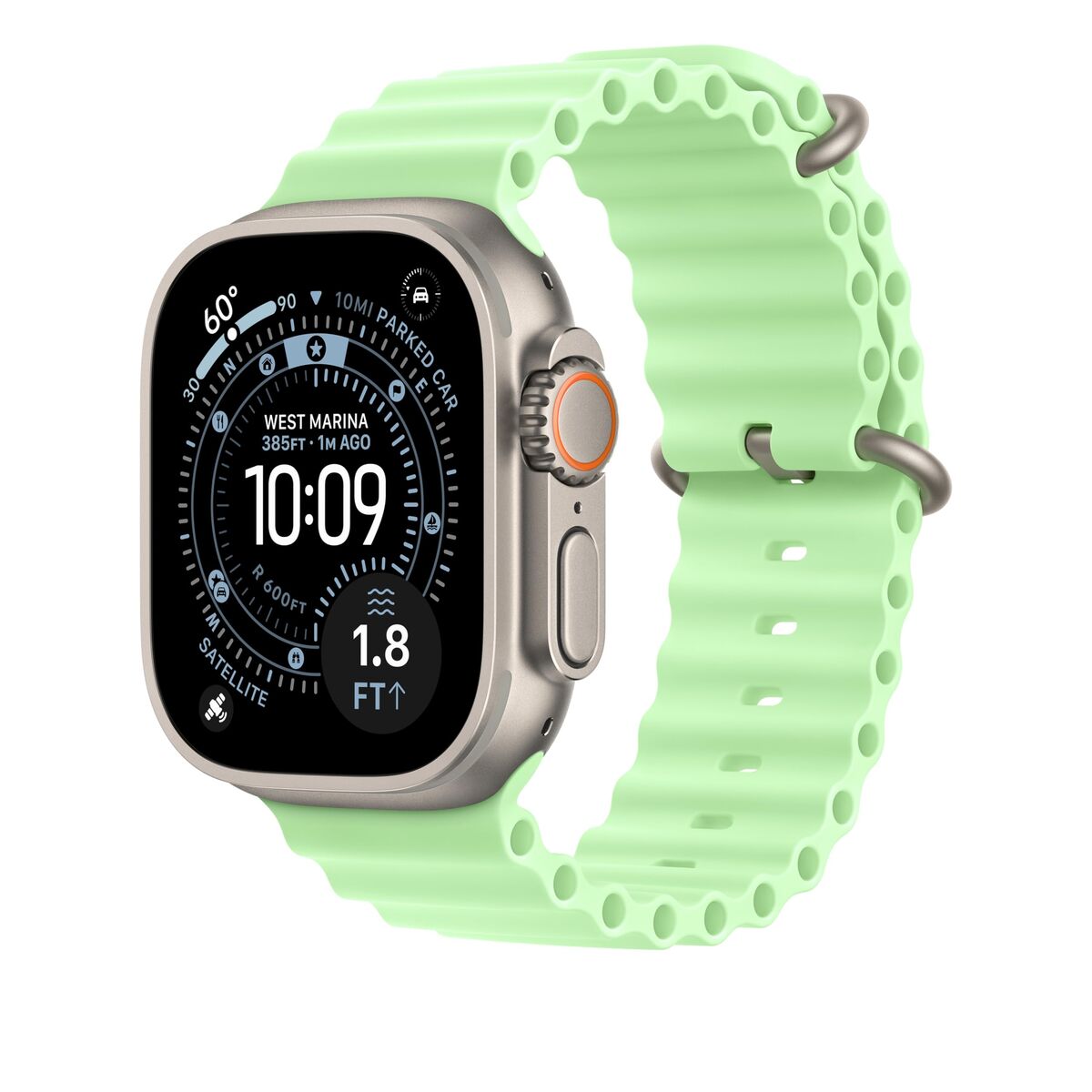 Apple Watch 49 Neon Green N Ti Ob