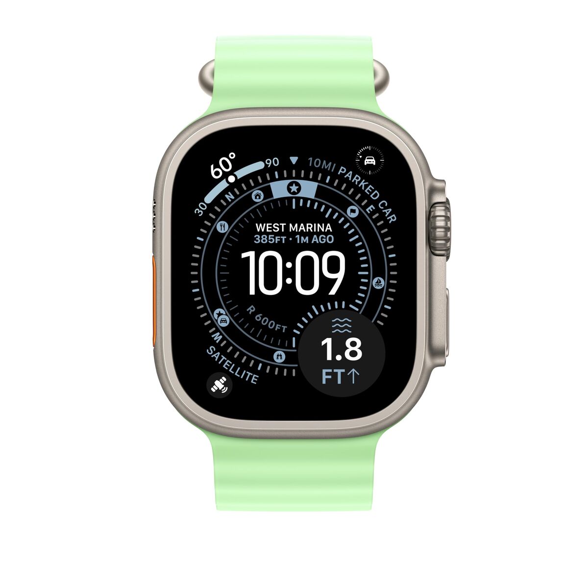 Apple Watch 49 Neon Green N Ti Ob