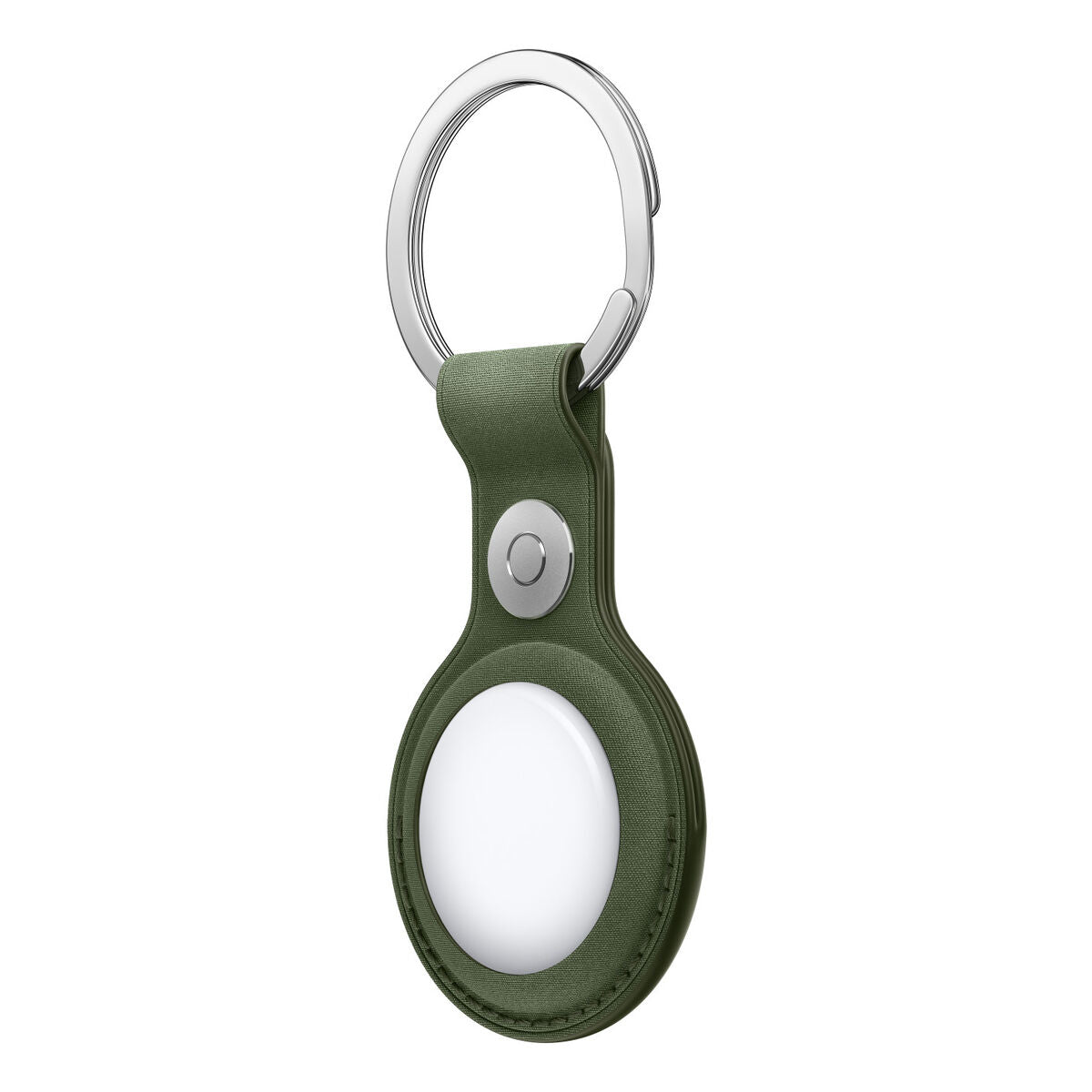 Airtag Finewoven Key Ring Moss