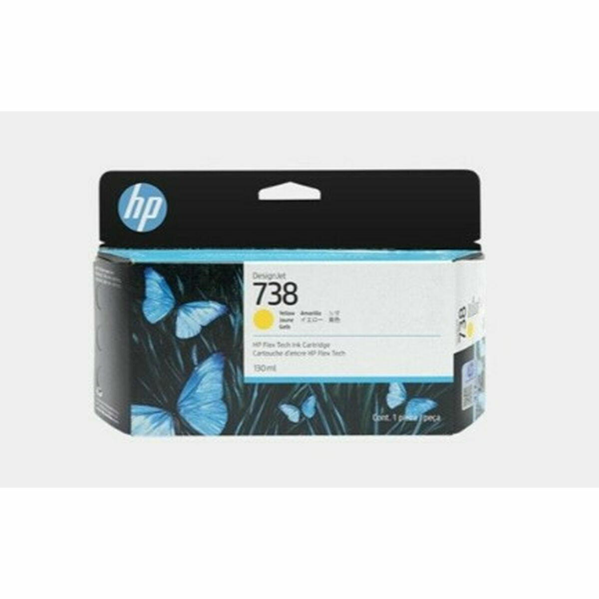 HP 738 130-ml Yellow DesignJet Ink Cartridge