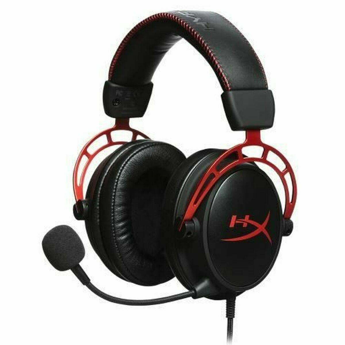 Casque filaire HyperX Cloud Alpha avec microphone, minijack 3,5 mm, noir-rouge