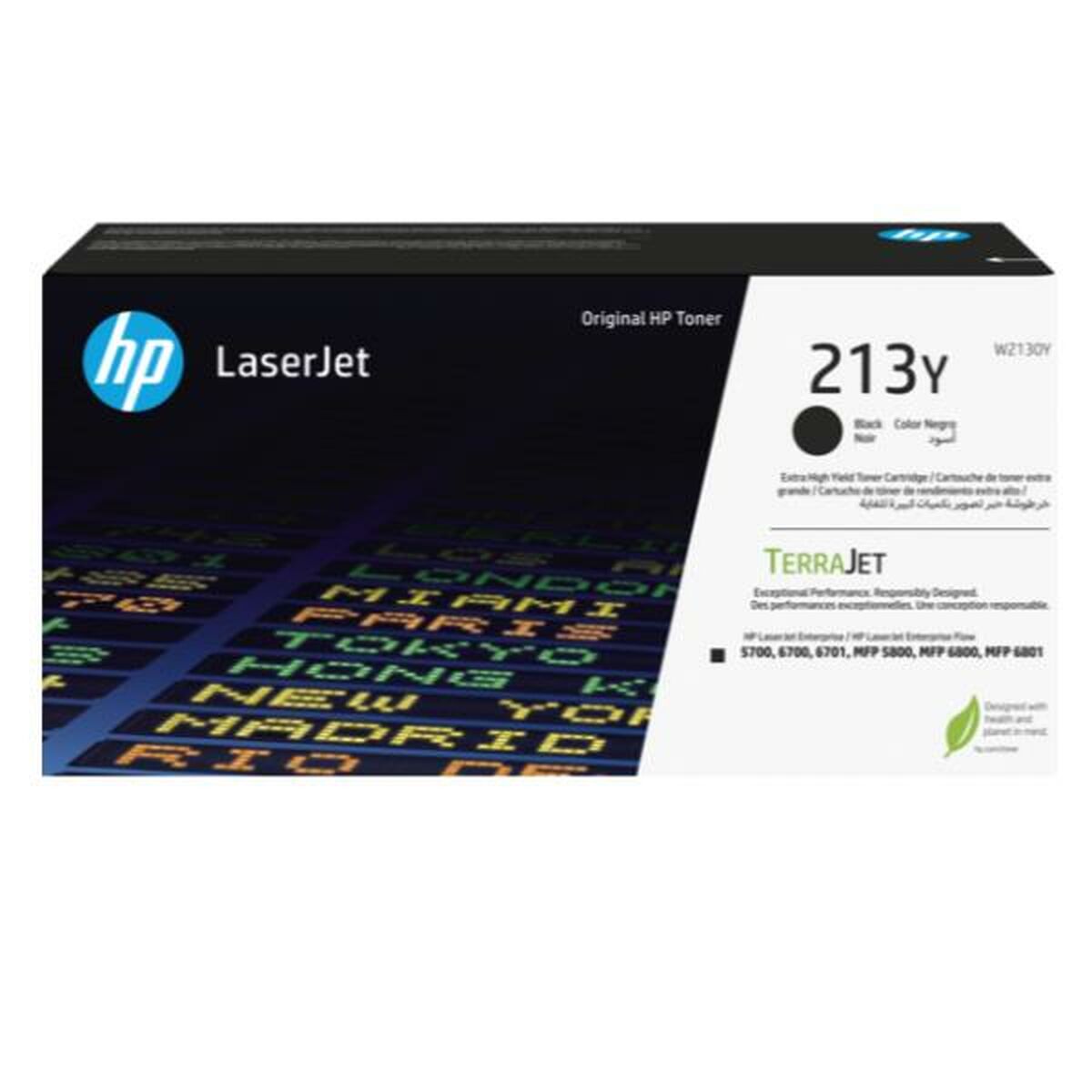 HP 213Y Black Original LaserJet Toner Cartridge