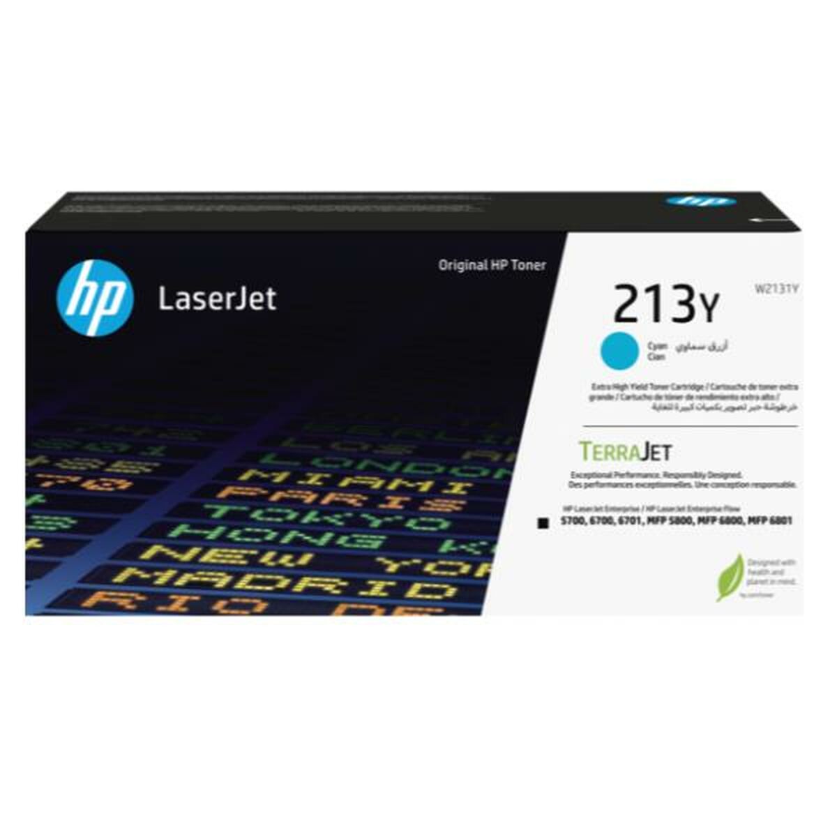 HP 213Y Cyan Original LaserJet Toner Cartridge