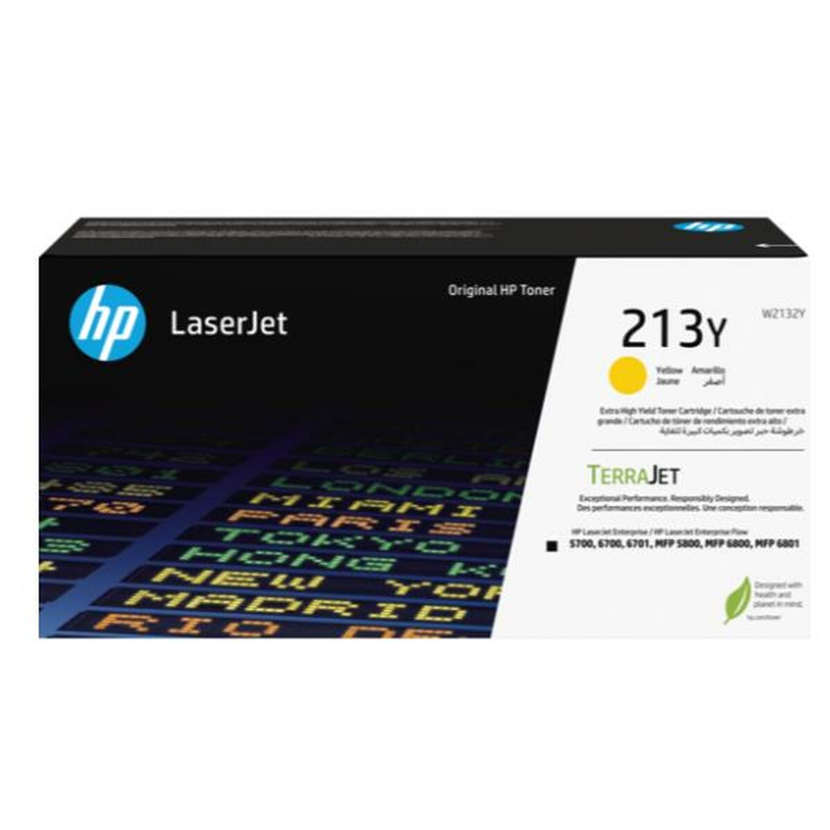 HP 213Y Yellow Original LaserJet Toner Cartridge