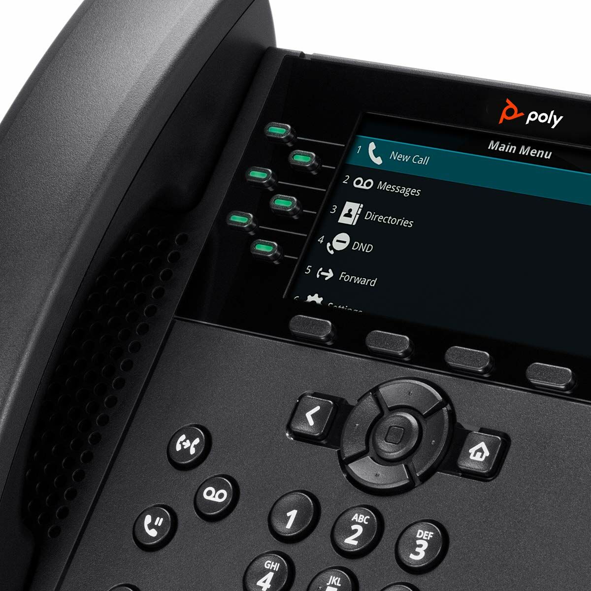HP Poly VVX 450 12-Line IP Phone and PoE-enabled WW