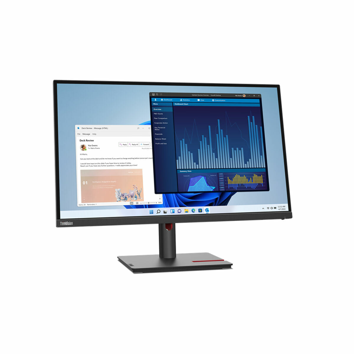 LENOVO ThinkVision T27p-30 27p UHD Monitor USB Type-C Monitor HDMI DP 3xUSB 3.2