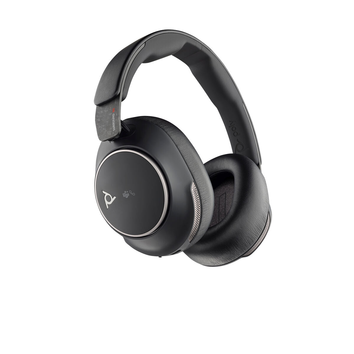 HP Poly Voyager Surround 80 UC Microsoft Teams Certified USB-C Headset +USB-C/A Adapter Sans fil Arceau Musique/Quotidien USB Type-C Bluetooth Socle de chargeme