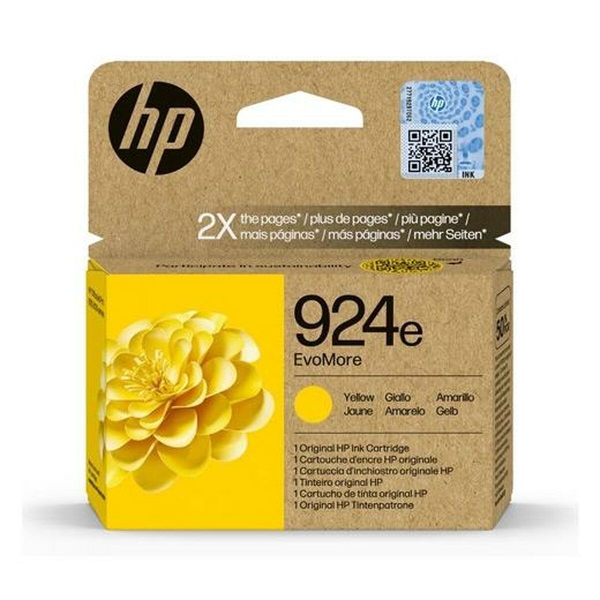 HP 924e EvoMore Yellow Original Ink Cartridge
