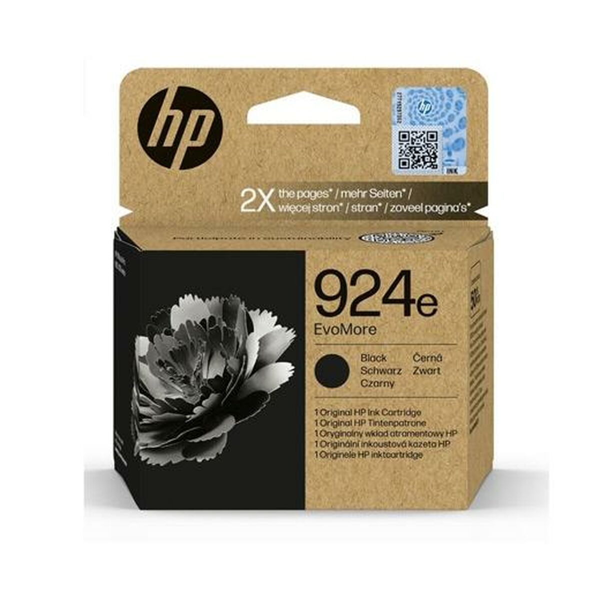 HP 924e EvoMore Black Original Ink Cartridge
