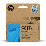 HP 937e EvoMore Cyan Original Ink Cartridge cartouche d'encre 1 piece(s) Rendement élevé (XL)