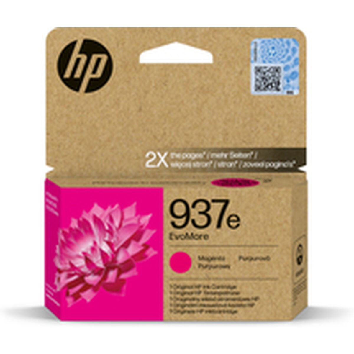 HP 937e EvoMore Magenta Original Ink Cartridge cartouche d'encre 1 piece(s) Rendement élevé (XL)