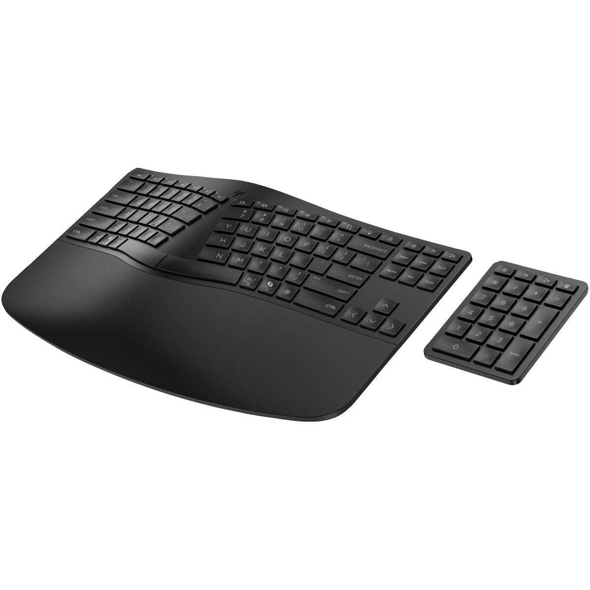 Clavier sans fil HP 965 ergonomique - récepteur USB + Bluetooth - noir QWERTY (7E756AA#ABB)