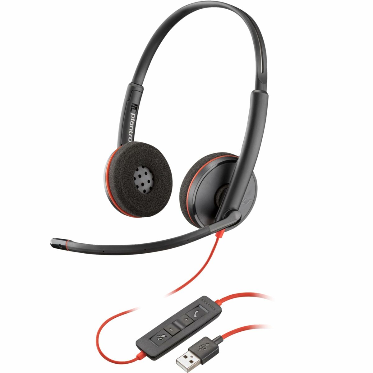 HP Poly Voyager Focus 2 UC Headset +USB-A to USB-C Cable +Charging Stand