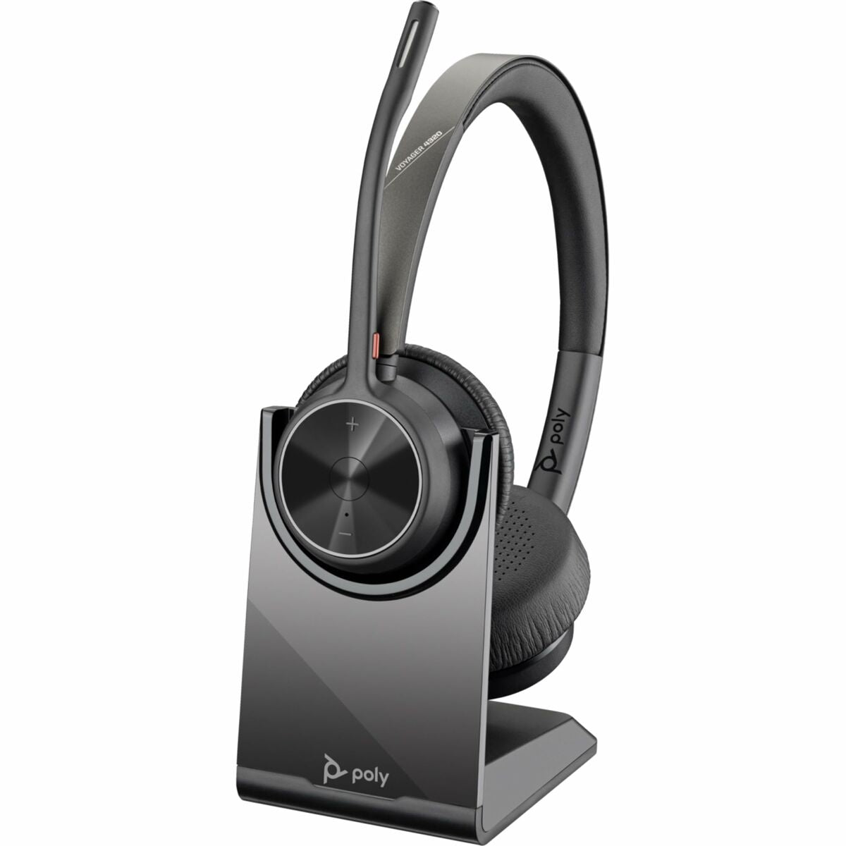 HP Poly Voyager 4320-M +USB-A to USB-C Cable +BT700 dongle Sans fil Arceau Bureau/Centre d'appels USB Type-A Bluetooth Socle de chargement Noir