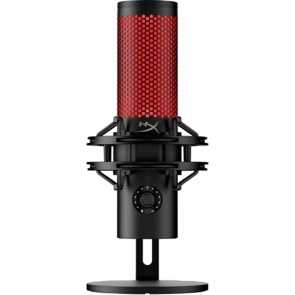 Microphone a condensateur HyperX QuadCast 2, USB, filtre anti-pop, noir