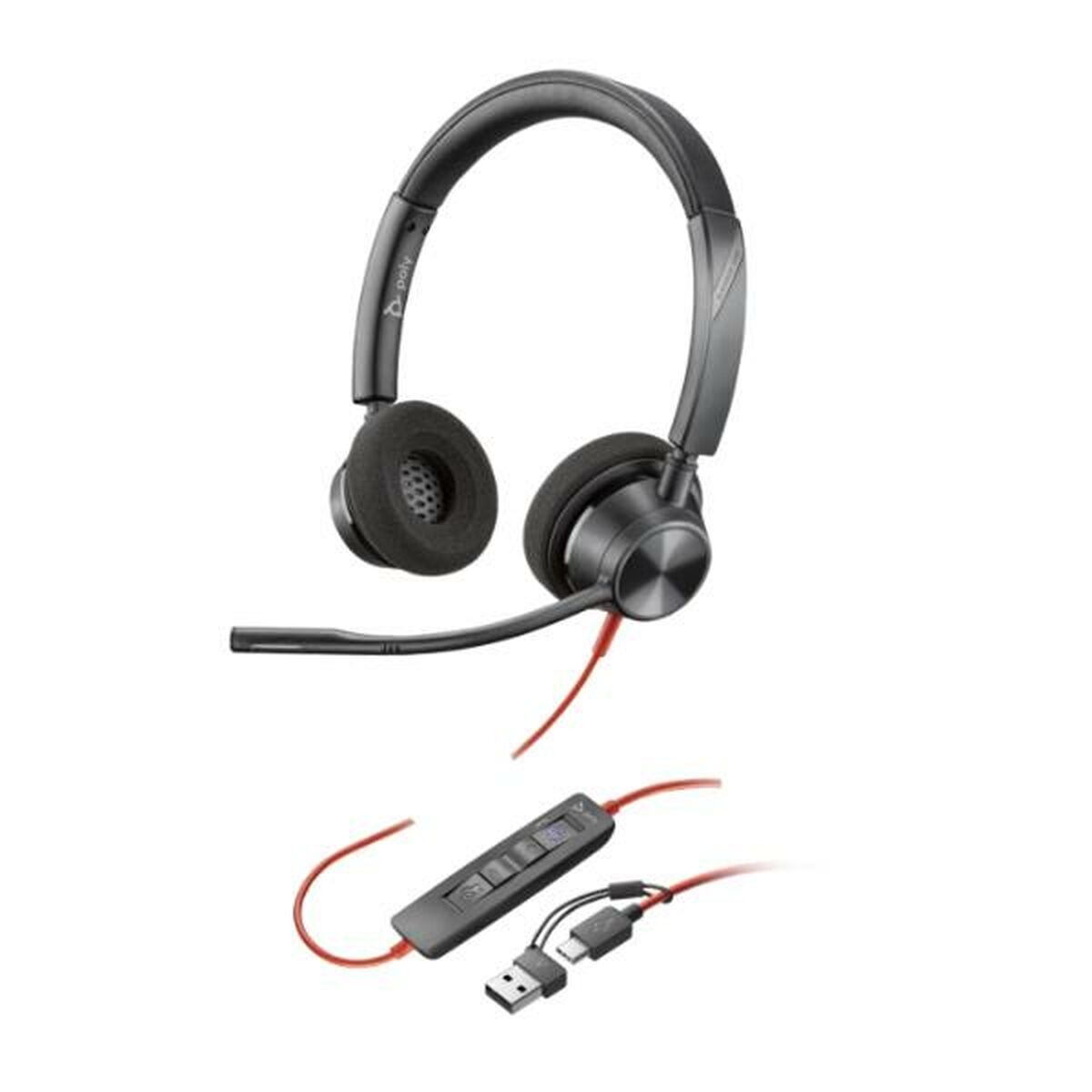 Poly BW 3320 Stereo -M USB-C HS+USB-C/A