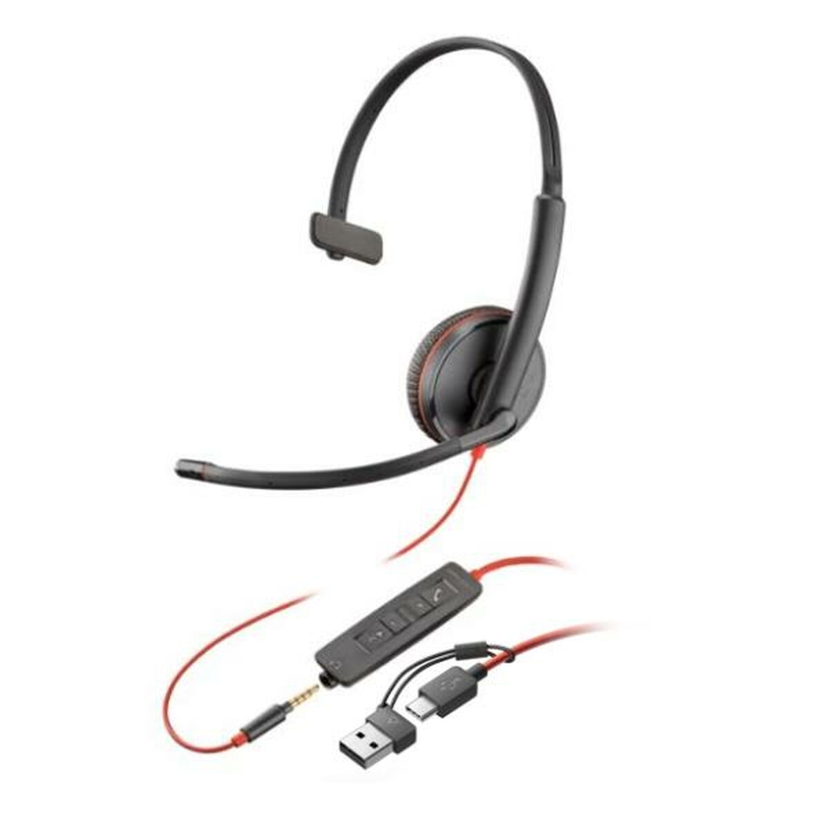 Poly BW 3215 USB-C HS+3.5mmP+USB-C/A