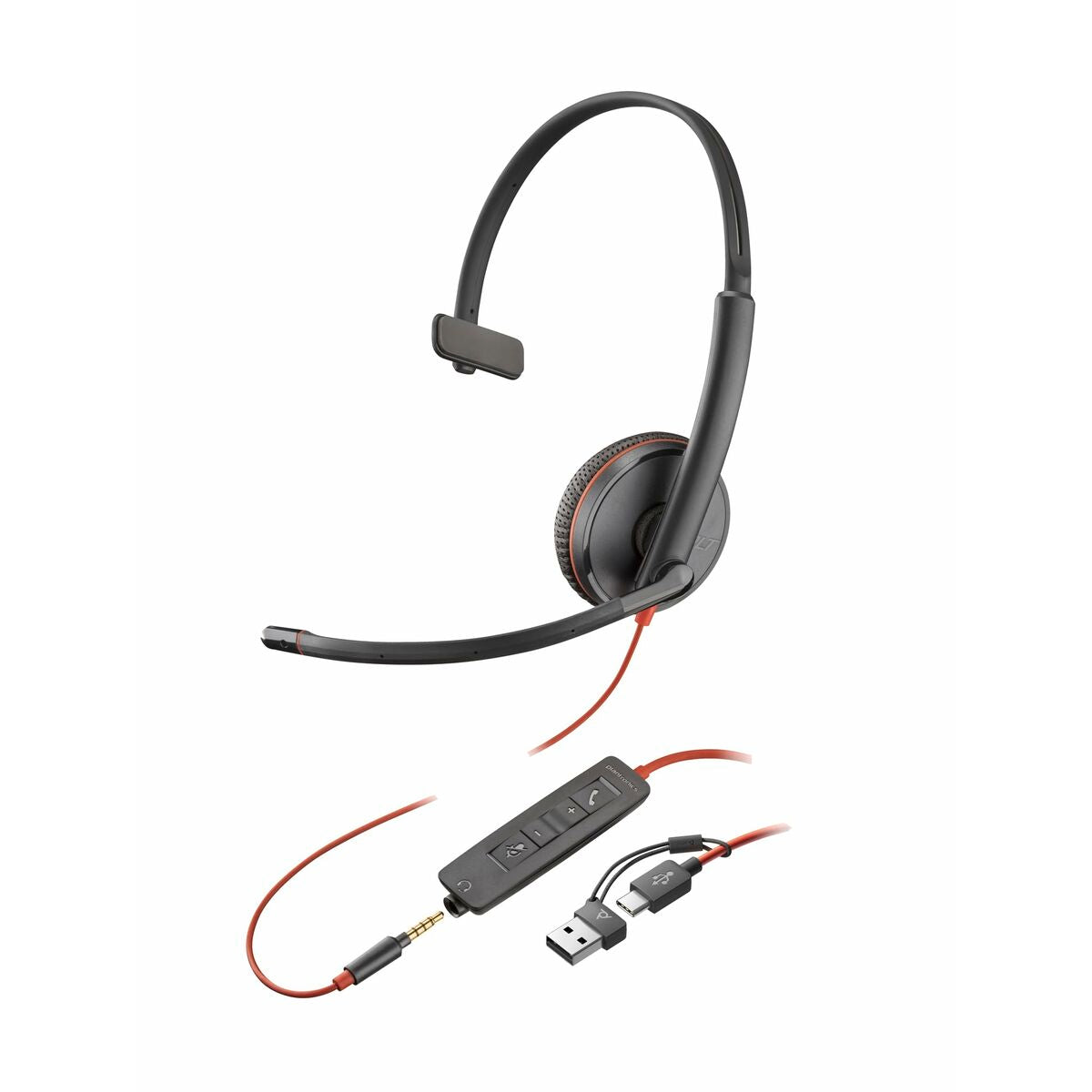 Poly BW 3215 USB-C HS+USB-C/A Bulk