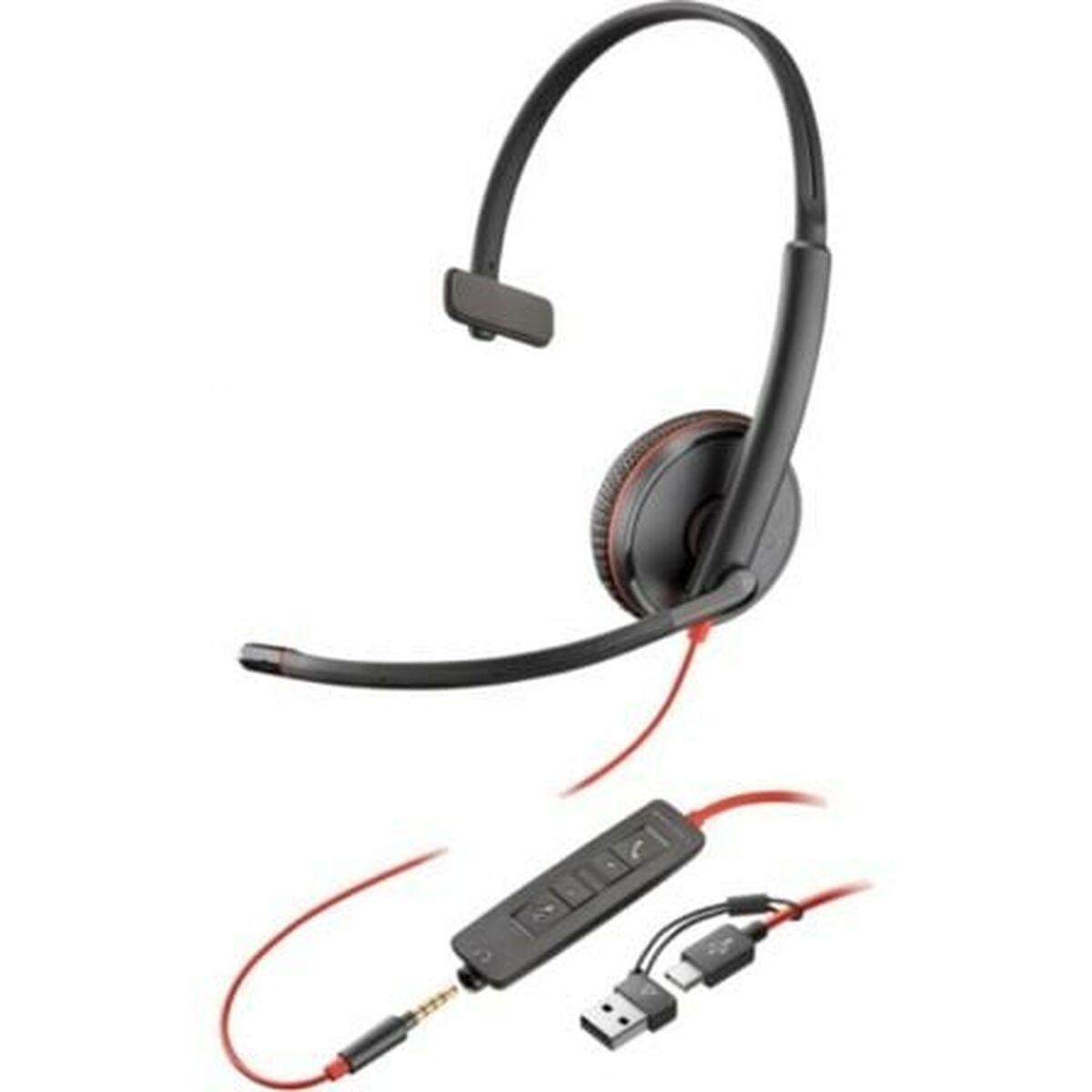 Poly BW 3215 USB-C HS+USB-C/A Bulk