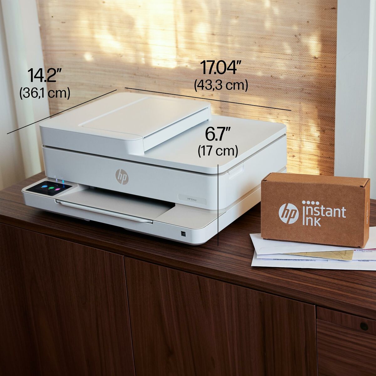 HP ENVY 6530e All-in-One MFP colour inkjet 216x297mm A4 8ppm Copy 10ppm Print 100sheets Wi-Fi USB White