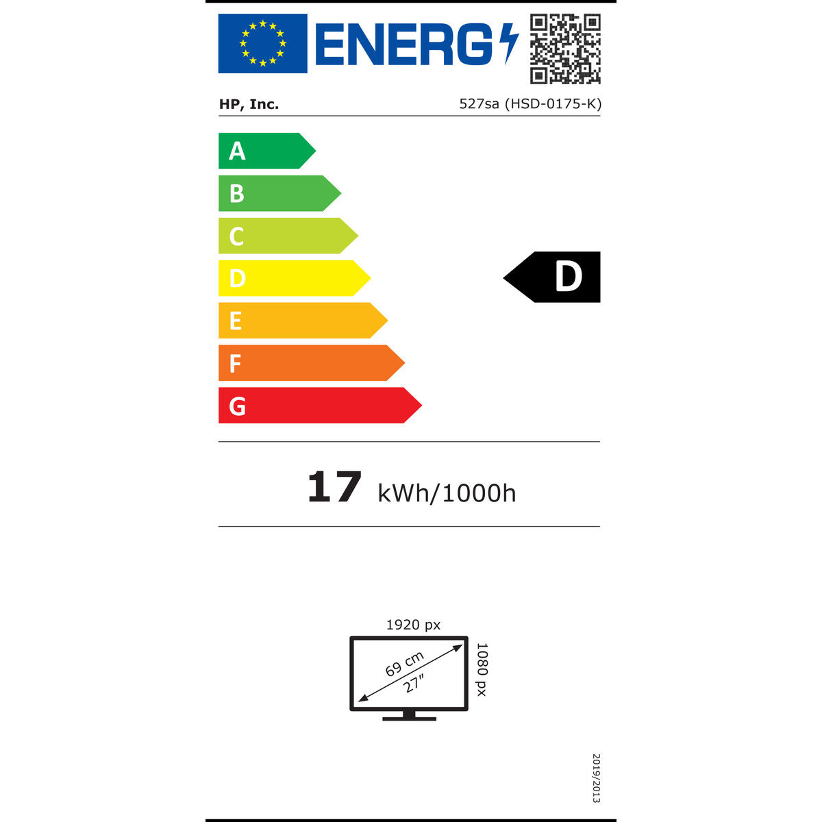 "HP Series 5 27 inch FHD Monitor with Speakers - 527sa écran plat de PC 68,6 cm (27"") 1920 x 1080 pixels Full HD LCD Argent"