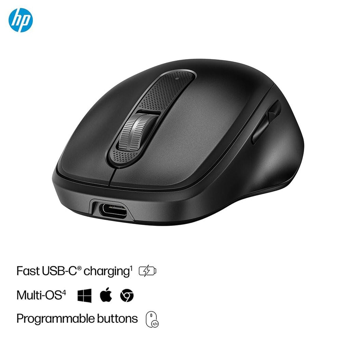HP 515 UF RECHBL Wireless Mouse souris sans fil EMEA-INTL English Loc-Euro plug