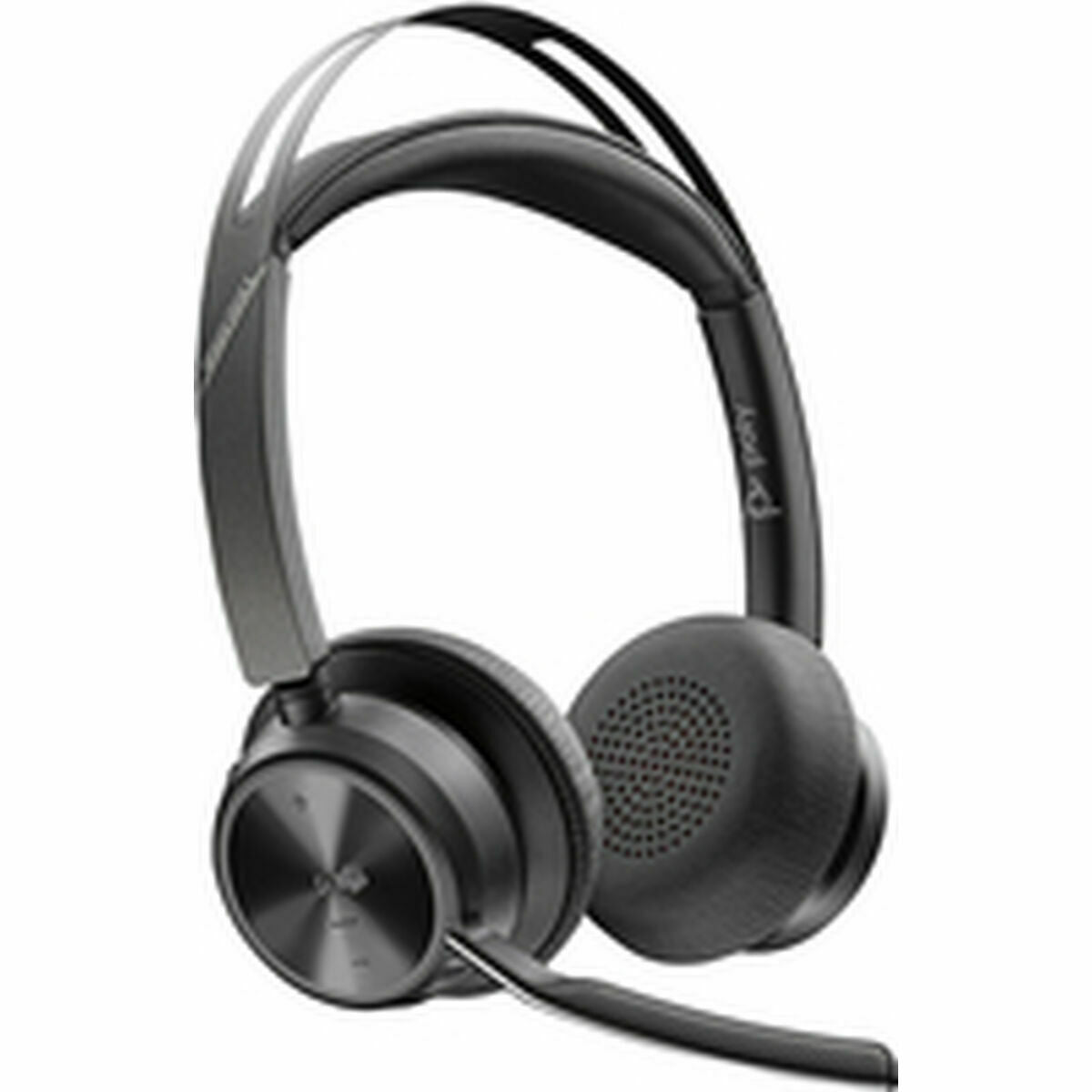 HP Poly Voyager Focus 2 Microsoft Teams Certified USB-C Bluetooth Headset +USB-C/A Adapter