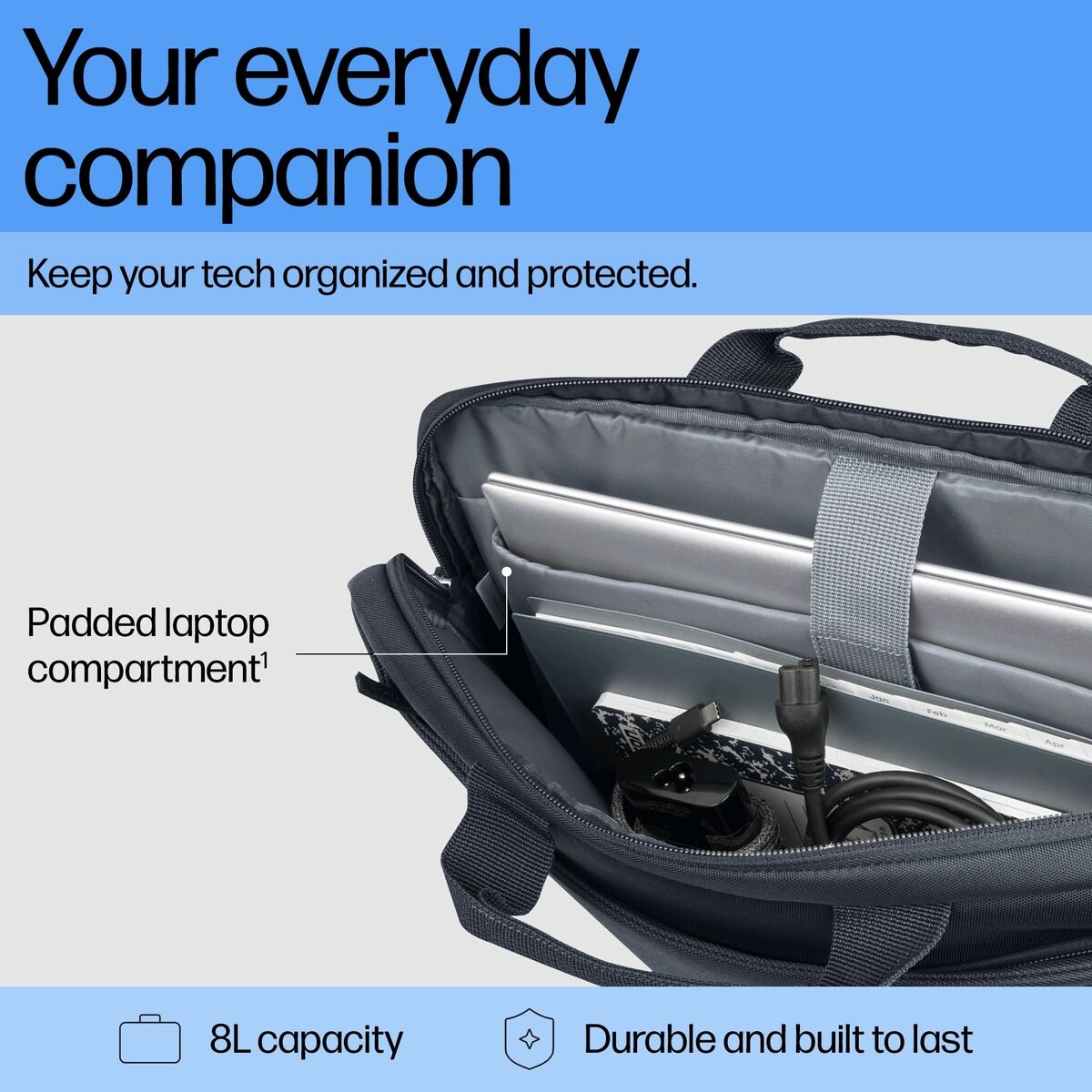 HP Evday 14 Odyssey Gray LaptopBriefcase