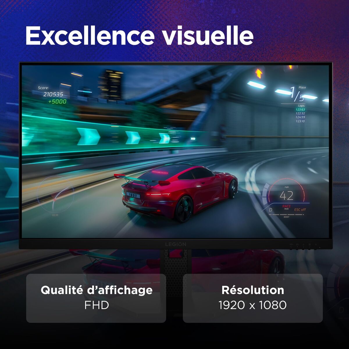 "Lenovo Legion 27-10 écran plat de PC 68,6 cm (27"") 1920 x 1080 pixels Full HD LCD Noir"