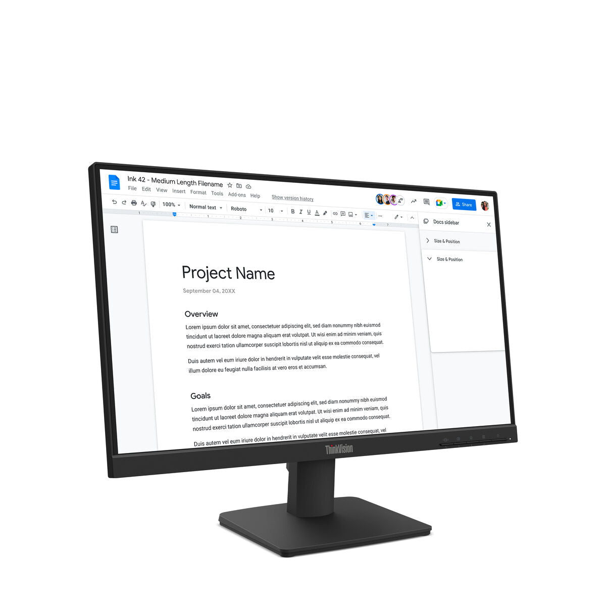 LENOVO ThinkVision S22-4e 21.5p FHD IPS 100Hz HDMI VGA